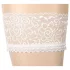 Cottelli - Bas autofixants satinés - blanc - 4/L