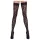 Cottelli Legwear - bas jarretières léopard - noir