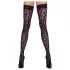 Cottelli Legwear - bas jarretières léopard - noir - 3