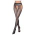 Cottelli Legwear - bas résilles ouvertes - effet brillant - noir (S-L)