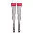 Cottelli - bas rouge dentelle (noir) - 7