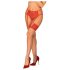 Obsessive - Bas en dentelle (rouge-naturel)