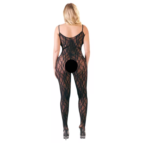 NO:XQSE - Combinaison sexy transparente - dentelle - 2XL/3XL