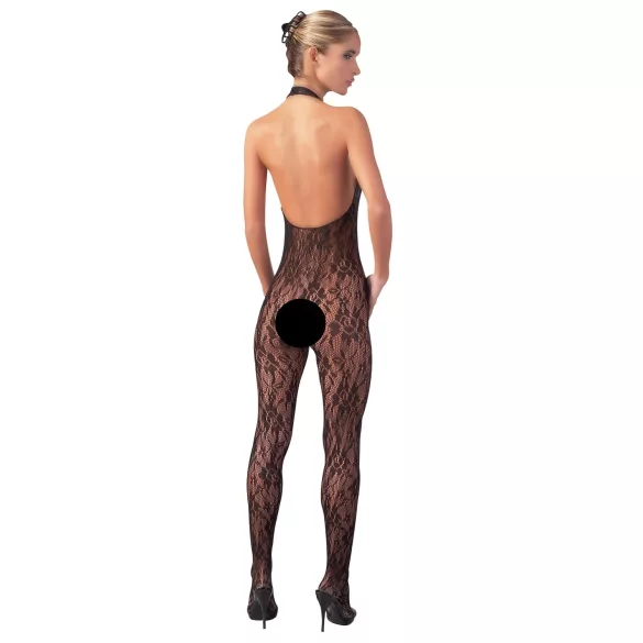 NO:XQSE - Body en dentelle - Orné de perles - Noir - L/XL