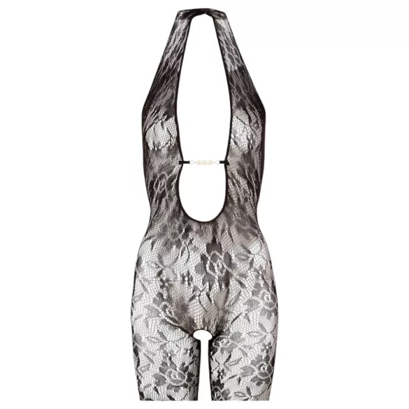 NO:XQSE - Body en dentelle - Orné de perles - Noir - L/XL