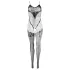 NO:XQSE - body résille dentelle - noir - taille S-L