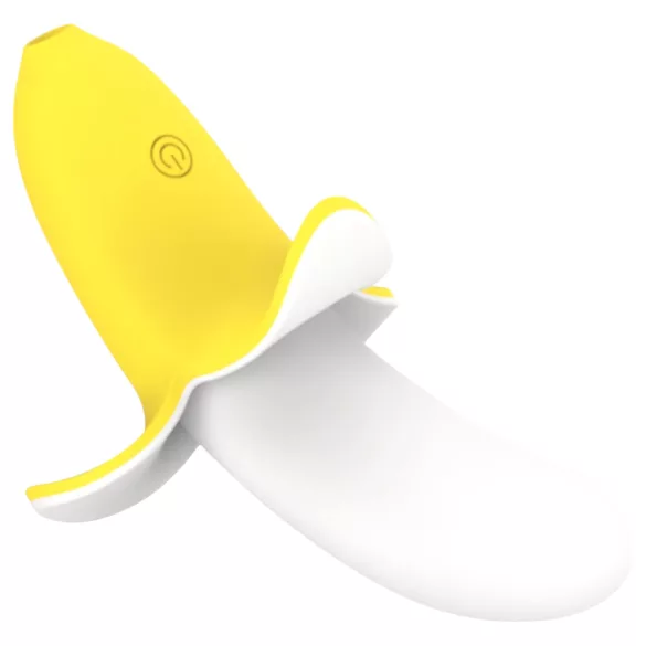 Lonely - vibromasseur rechargeable étanche - banane - jaune/blanc