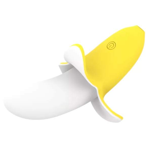 Lonely - vibromasseur rechargeable étanche - banane - jaune/blanc