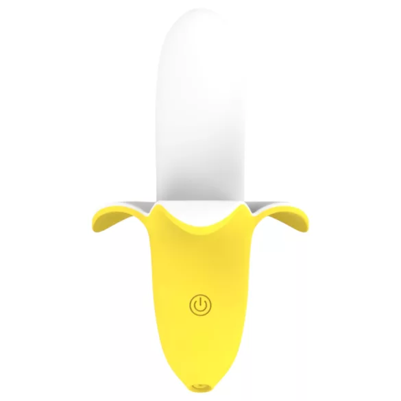 Lonely - vibromasseur rechargeable étanche - banane - jaune/blanc