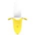 Lonely - vibromasseur rechargeable étanche - banane - jaune/blanc