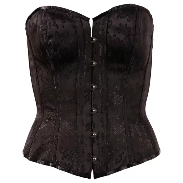 Cottelli - corset fête brodé - noir - M
