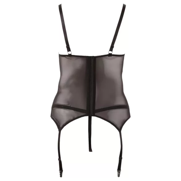 Cottelli - Haut femme dentelle à ruban - noir