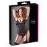 Cottelli - Top ajustable avec porte-jarretelles (noir)