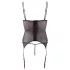 Cottelli - Top ajustable avec porte-jarretelles (noir)