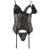 Cottelli - Top ajustable avec porte-jarretelles (noir)