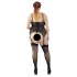 Cottelli Grande Taille - haut porte-jarretelles modulable (noir)