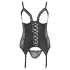 Cottelli Grande Taille - haut porte-jarretelles modulable (noir)