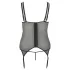 Cottelli Grande Taille - haut porte-jarretelles modulable (noir)
