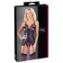 Cottelli - ensemble haut ouvert en dentelle et string - noir