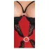 Cottelli - soutien-gorge demi-bonnets en dentelle - ensemble - rouge