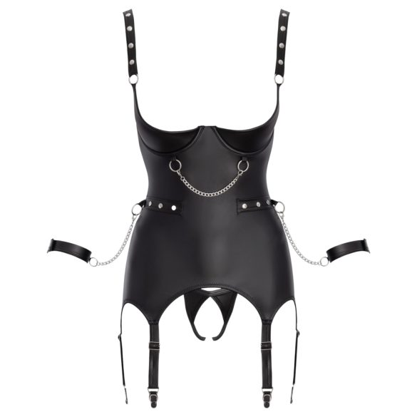 Cottelli - ensemble bondage soutien-seins - noir - XL