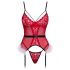 Cottelli - Ensemble de lingerie de Noël (rouge) - L/XL