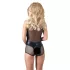Cottelli - body résille brillant - noir - M