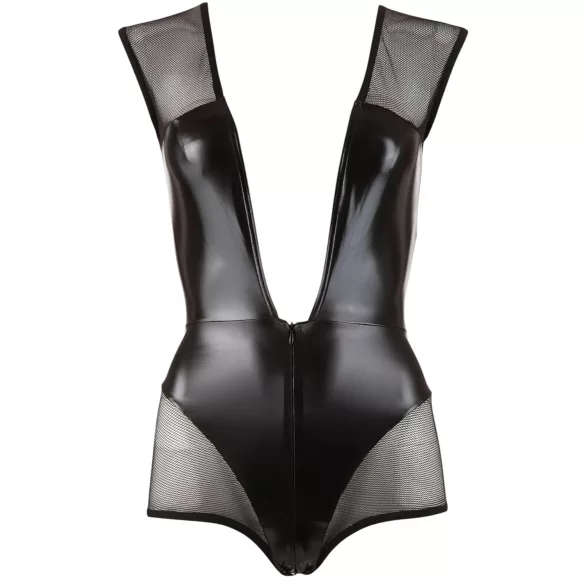 Cottelli - body résille brillant - noir - XL
