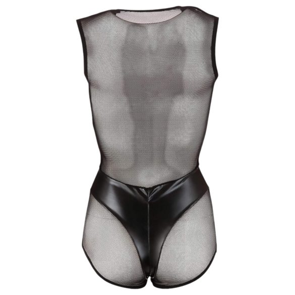 Cottelli - body résille brillant - noir - XL