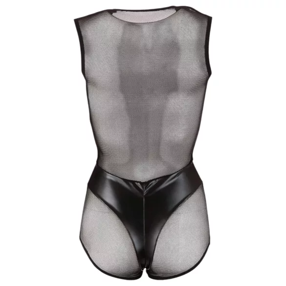 Cottelli - body résille brillant - noir - XL