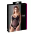 Cottelli - Body lingerie modulable velouté - noir - 80B/M