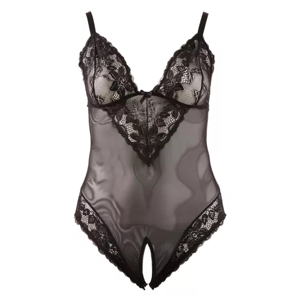 Cottelli - Body grande taille en dentelle - noir