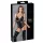 Cottelli Bondage - body brillant avec menottes - noir - L