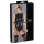 Cottelli Bondage - body sans manches brillant et menottes pour bras - noir