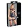 Cottelli Bondage - body ouvert brillant avec menottes - noir - M