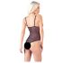 Cottelli - Body ouvert en dentelle noire avec perles