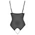 Cottelli - Body ouvert en dentelle noire avec perles