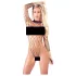 NO:XQSE - body résille manches longues - noir (S-L)
