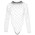 NO:XQSE - body résille manches longues - noir (S-L)
