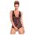 Obsessive Fiorenta - perles, ouvert, dentelle body (noir) - L/XL