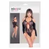 NO:XQSE - body femme manches longues nœud - noir (S-L)