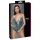 Cottelli - body ouvert en dentelle avec laçage (vert) - L