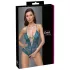Cottelli - body ouvert en dentelle avec laçage (vert) - L