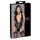 Cottelli Bondage - body dentelle tour de cou - noir