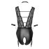 Cottelli Bondage - Body noir en dentelle avec col - XL