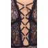 Cottelli Curves - body transparent grande taille - dentelle noire - 90D/XL