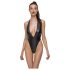 Cottelli Party - Body brillant à col halter (noir) - M