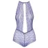 Kissable - body en dentelle à tour de cou - violet - L/XL