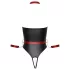 Cottelli Bondage - body brillant avec menottes pour bras - noir - L