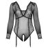 Cottelli Curves - body transparent (noir)